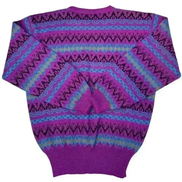 Vintage Meister 80s Ski Sweater Size M - Picture 3 of 5